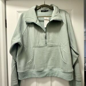 Automet Light Green Quarter Zip
